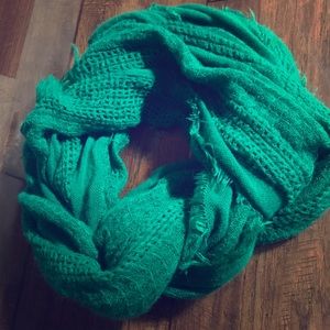 Emerald green scarf
